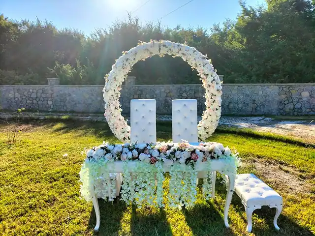 Bahçede Düğün ve Nikah Organizasyonu Hizmeti | Fiyatları | İstanbul 2026 galeri fotoğrafı 12