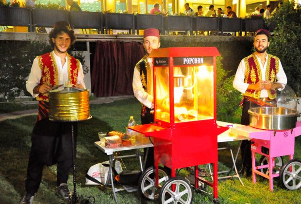 Karnaval Yiyecekler Pamuk Şeker, Popcorn, Osmanlı Macunu