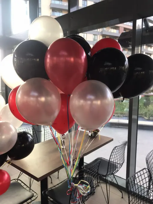 Uçan balon - Uçan balon demetleri - doğum günü, açılış, kokteyl, söz, nişan